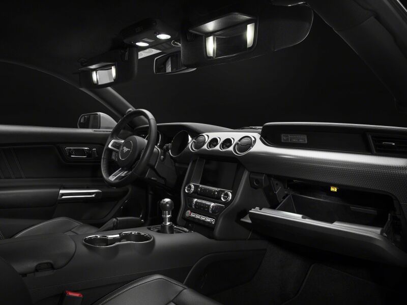 Raxiom 15-23 Ford Mustang Axial Series Stage 1 Interior LED Lighting Kit- Cool White-thumbmail-11