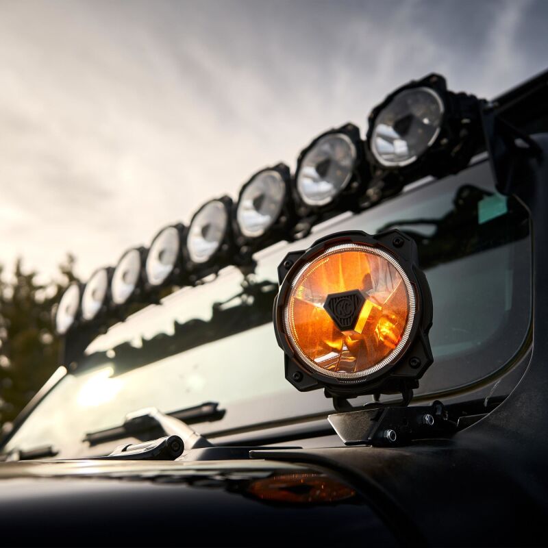 KC HiLiTES Gravity Titan LED 6in. - Single Light (Wide-40 Beam)-thumbmail-15