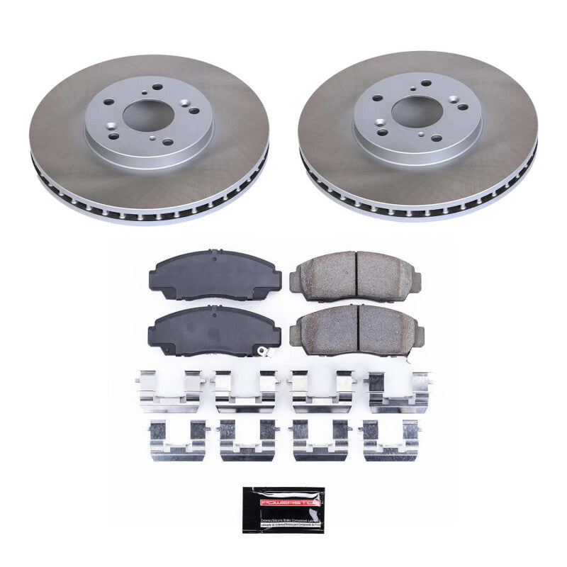 Power Stop 03-11 Honda Accord Front Semi-Coated Rotor Kit-thumbmail-1