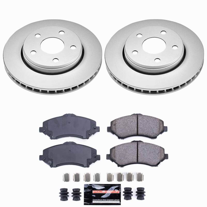 Power Stop 07-17 Jeep Wrangler Front Z23 Coated Brake Kit-thumbmail-1