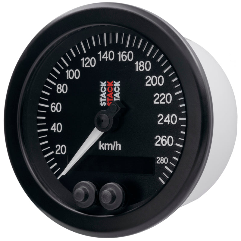 Autometer Stack Instruments 88mm 0-290 KM/H GPS Speedometer - Black-thumbmail-6