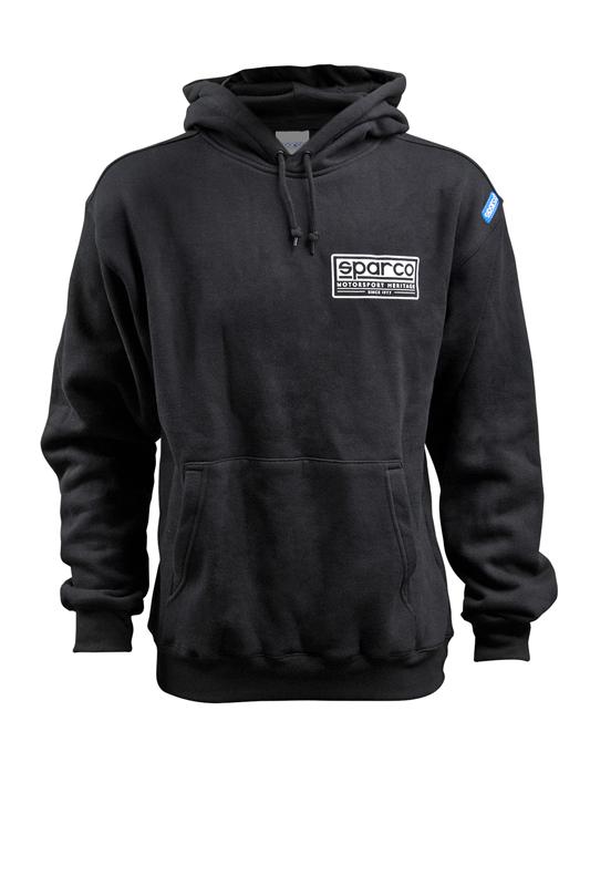 Sparco Swtshrt Hooded Heritage Blk Lr-thumbmail-4