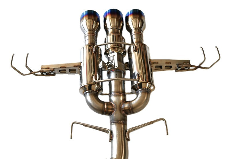 Invidia 22+ HONDA CIVIC TYPE-R FL5 R400 SINGLE LAYER TI TIP FULL CAT-BACK (NON POLISH PIPE)-thumbmail-4