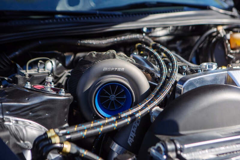 GReddy AN12 REUSABLE HOSE NYLON BRAIDED BLACK/GOLD/BLUE (PRICED PER FOOT)-thumbmail-8