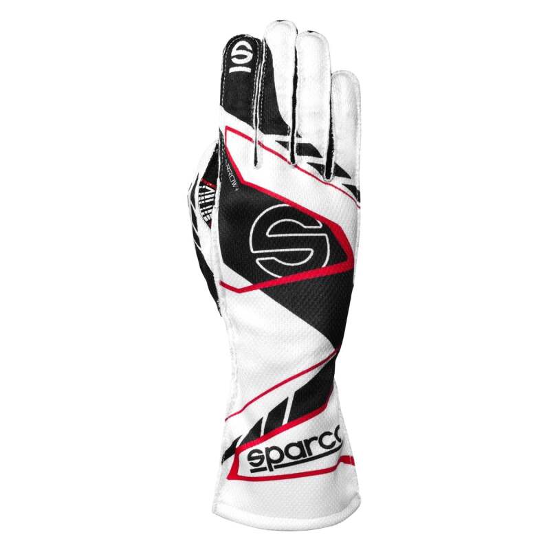 SPARCO K-Arrow+ White/Black Kart Racing Gloves Size 09-thumbmail-1