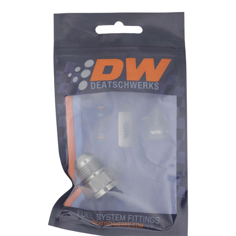 DeatschWerks 6AN Female Flare to 8AN Male Flare Expander - Anodized DW Titanium-thumbmail-2