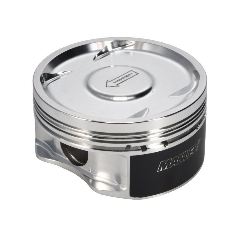 Manley 04+ Subaru WRX STi (EJ257) 75mm DE-STROKED 100mm +.5mm Bore 8.5:1 Dish Piston Set w/ Rings-thumbmail-10