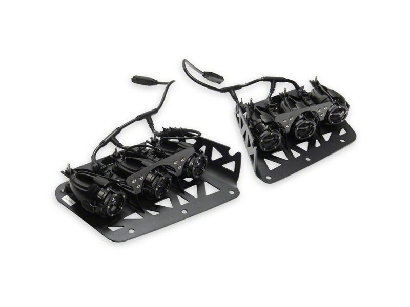 Raxiom 21-26 Bronco Tri-Glo Bumper Mounted LED Fog Light Kit-thumbmail-1