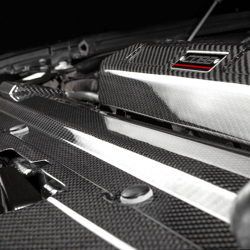Cobb 17-20 Ford F-150 Ecoboost Raptor Redline Carbon Fiber Radiator Shroud-thumbmail-11