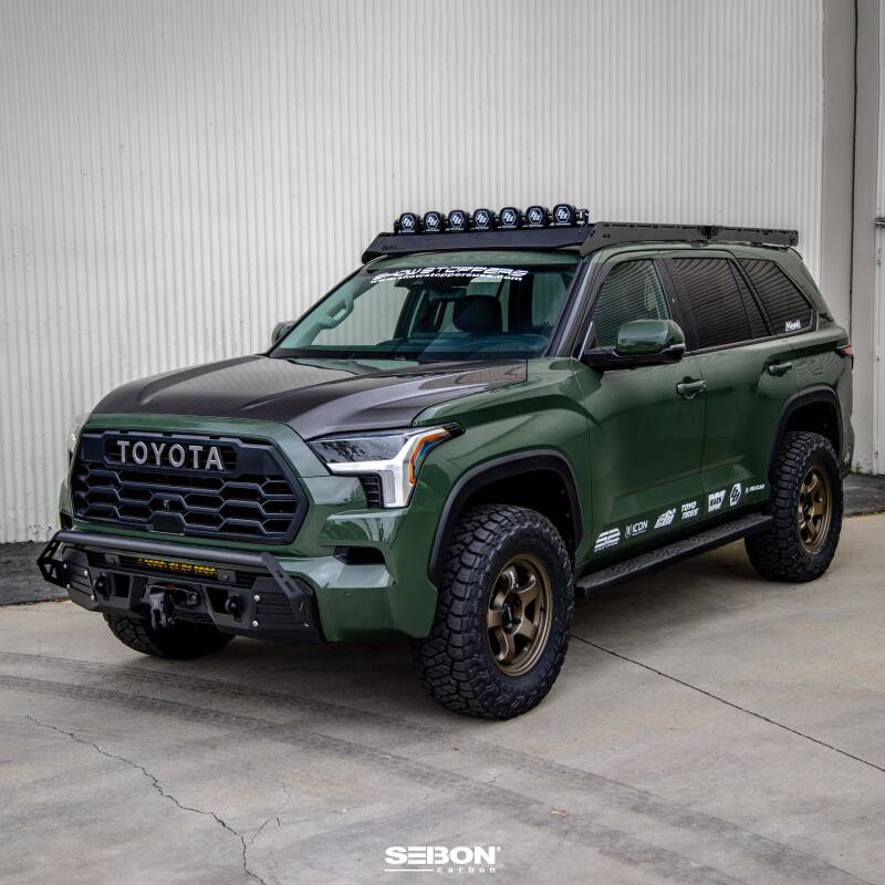 Seibon 22-23 Toyota Tundra OE Style Carbon Fiber Hood-thumbmail-12