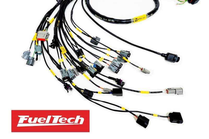 Rywire K-Series Naturally Aspirated w/Fueltech 550+ ECU Engine Harness (w/4 Inj / No EMAP/Boost)-thumbmail-1
