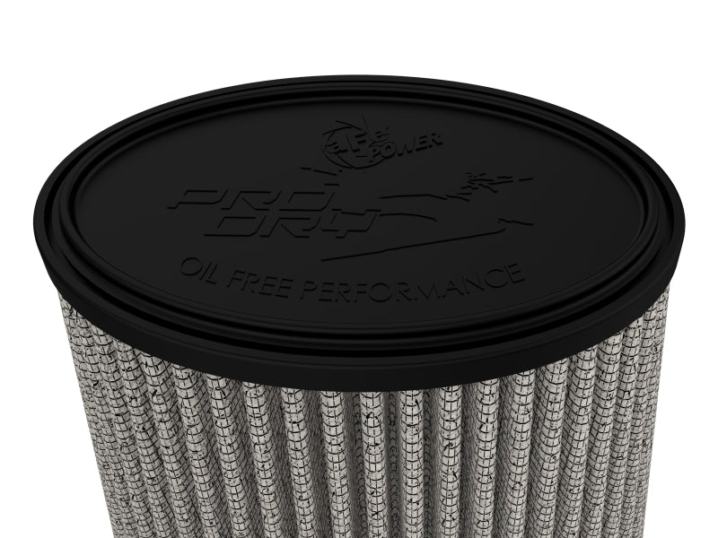 aFe Magnum (3x4-3/4)in Flange ID x (4x5-3/4)in Base x (2-1/2x4-1/4) FLOW Pro DRY S Air Filter (Pair)-thumbmail-2
