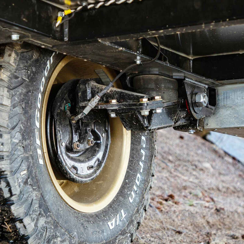 Timbren 2000lb HD Axle-Less Trailer Suspension w/ 4in Lift Spindle & Brake Flange-thumbmail-4