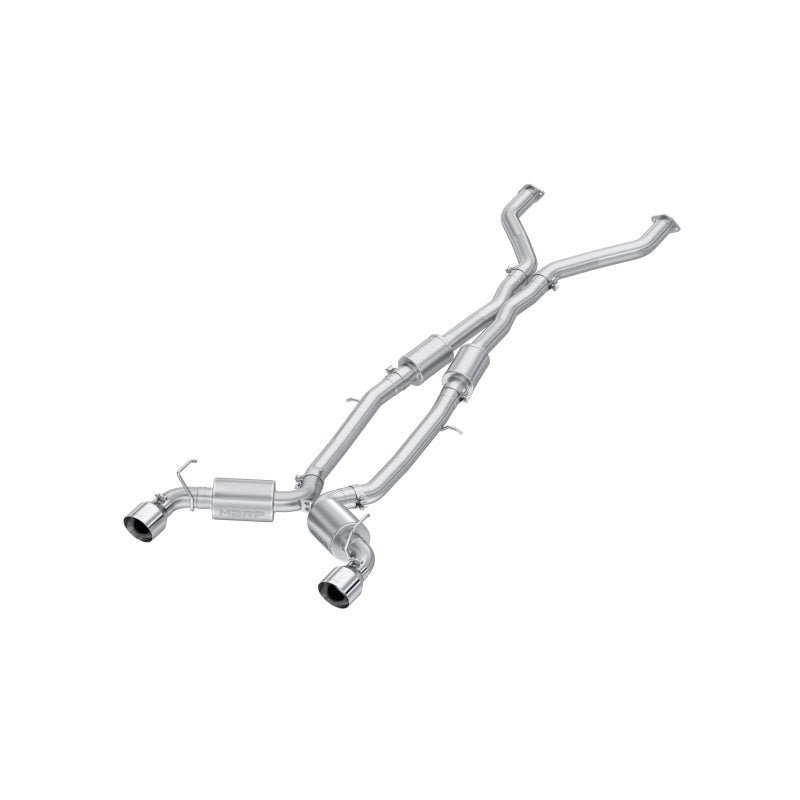 MBRP 23-24 Nissan Z 3.0L Armor Pro T304 Stainless Steel 3in Cat-Back Dual Rear Exit w/ 5in OD Tips-thumbmail-1