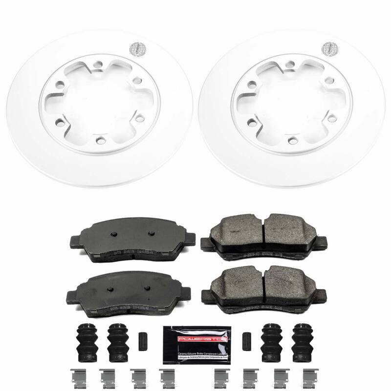 Power Stop 15-19 Ford Transit-350 HD Rear Z23 Coated Brake Kit-thumbmail-1
