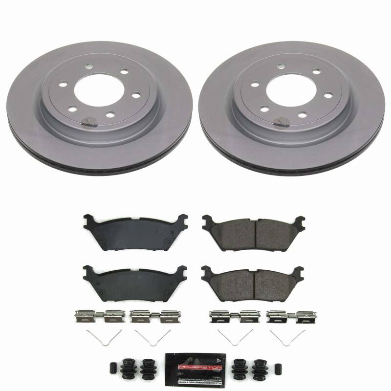 Power Stop 22-25 Ford Bronco Rear Z23 Coated Brake Kit-thumbmail-1