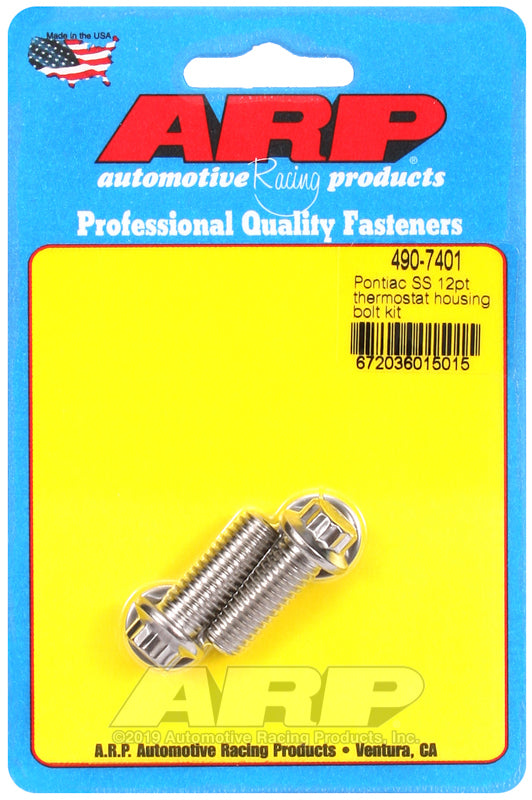 ARP Pontiac SS 12pt Thermostat Housing Bolt Kit-thumbmail-1