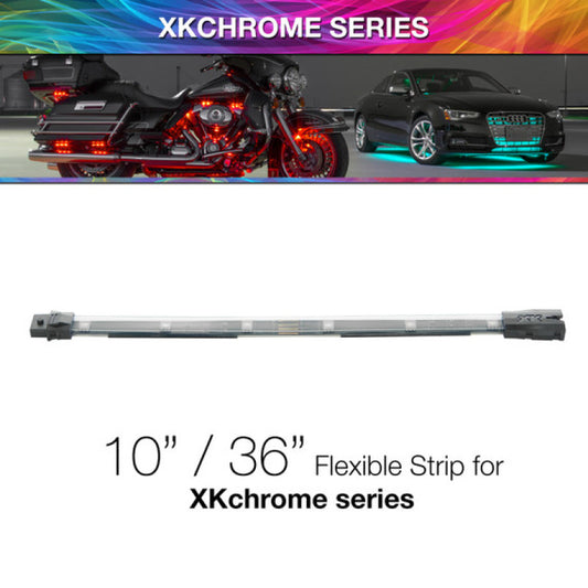 XK Glow 10in Multi Color Flexible Strip for XKchrome & 7 Color Series