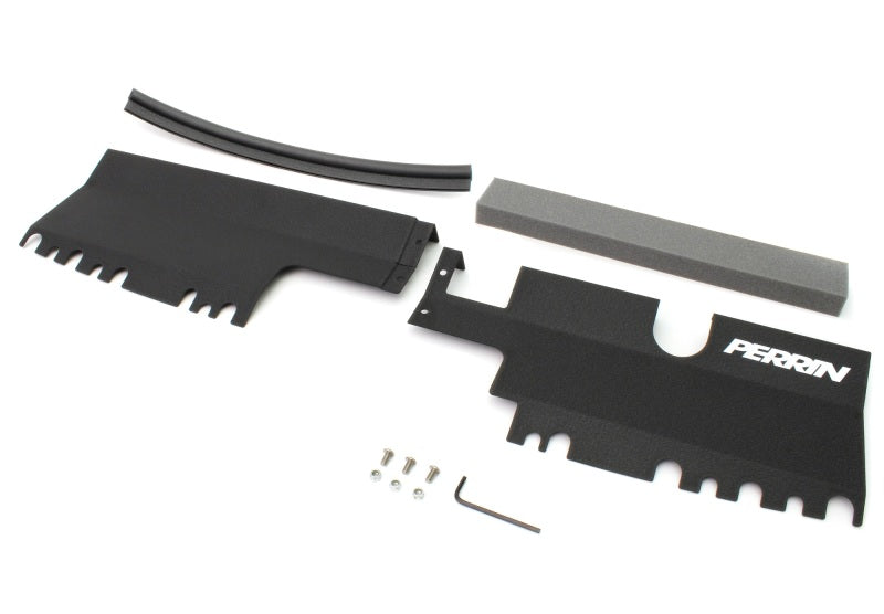 Perrin 15-21 WRX/STI Radiator Shroud (Without OEM Intake Scoop) - Black-thumbmail-5