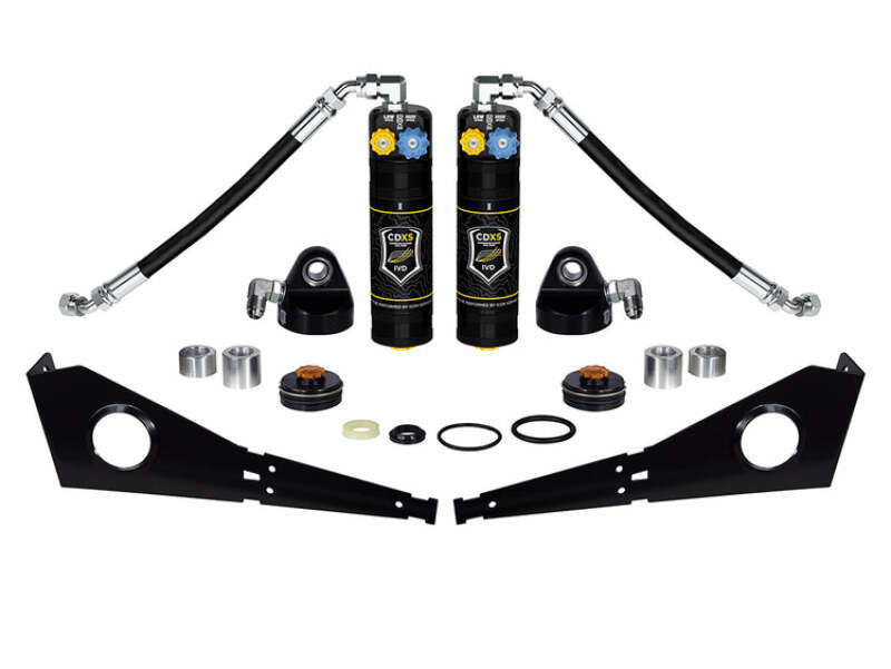 ICON 05-23 Tacoma/07-14 FJ/03-24 4Runner/03-23 GX Front Coilover Resi w/ CDXS Upgrade Kit Pair-thumbmail-1