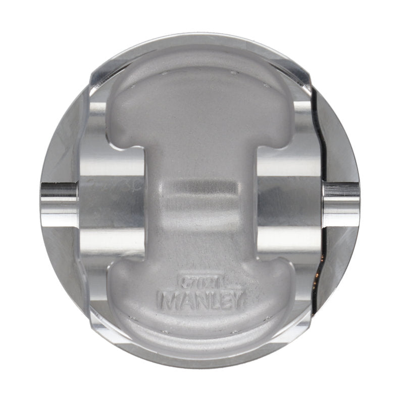Manley 04+ Subaru WRX STi (EJ257) 83mm Stroker 99.5mm STD Bore 9.8:1 Dish Piston Set with Rings-thumbmail-9