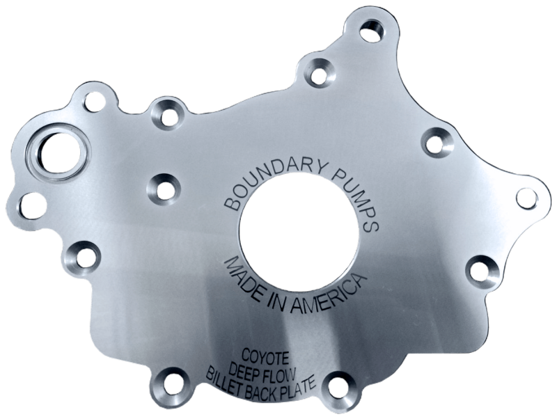 Boundary 2018+ Ford Mustang GT/F150 V8 MartenWear Treated Oil Pump Assembly w/Billet Back Plate-thumbmail-2