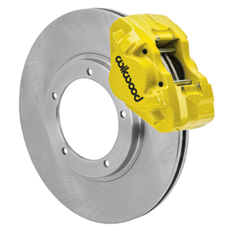 Wilwood 69-74 Porsche 911 D31 11.10in. Front Brake Kit w/ Flex Lines - Yellow-thumbmail-1