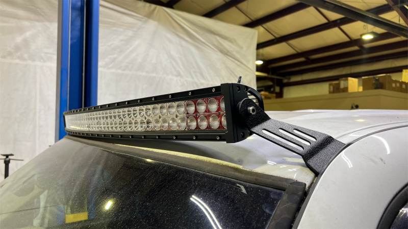 Fishbone Offroad 99-06 Chevrolet Silverado/Tahoe/Suburban Roof Mounted 50in Lightbar Bracket - Black-thumbmail-5
