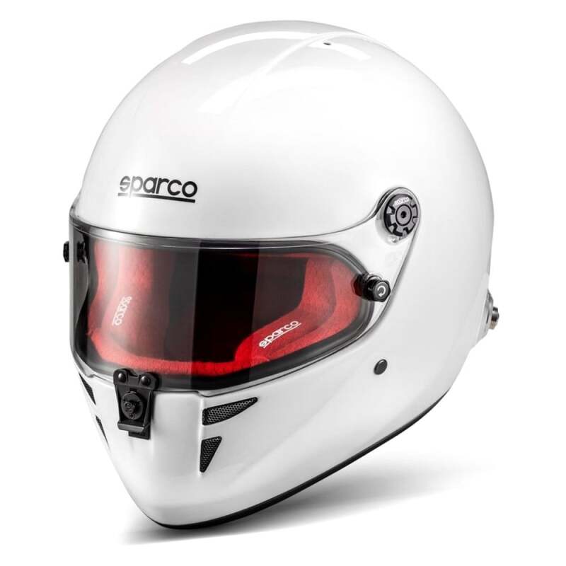 SPARCO Stealth RF Helmet - X Small - White/Red-thumbmail-1