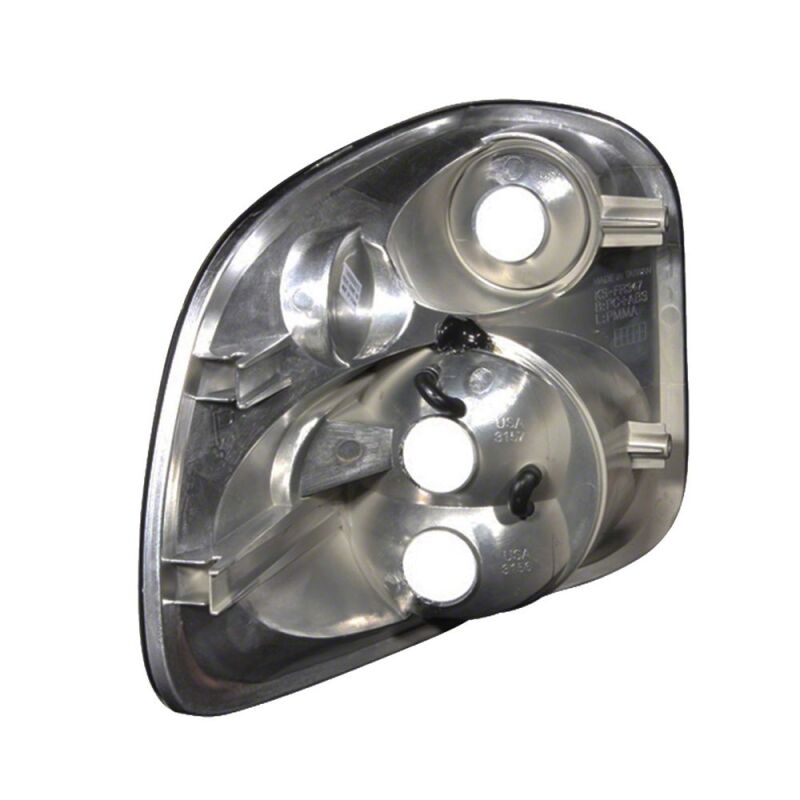 Raxiom 97-00 Ford F-150 Flareside Axial Series Version 2 Tail Lights- Black - Red/Clear Lens-thumbmail-2
