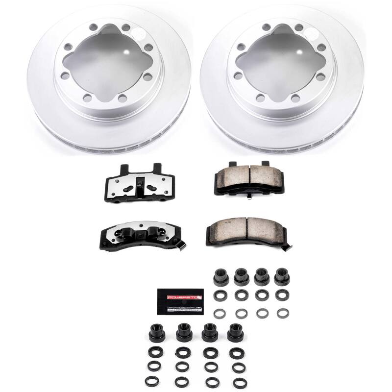 Power Stop 94-99 Chevrolet K1500 Suburban Front Z36 Coated Truck & Tow Brake Kit-thumbmail-1