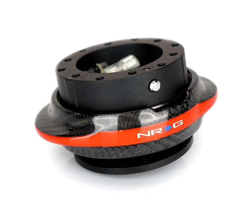 NRG Quick Release Gen 2.2 - Black Body / Carbon Fiber Red Ring-thumbmail-1