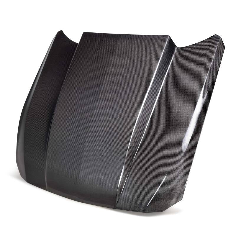 Anderson Composites 2024 Ford Mustang Type-CJ Double-Sided Carbon Fiber Cowl Hood-thumbmail-7