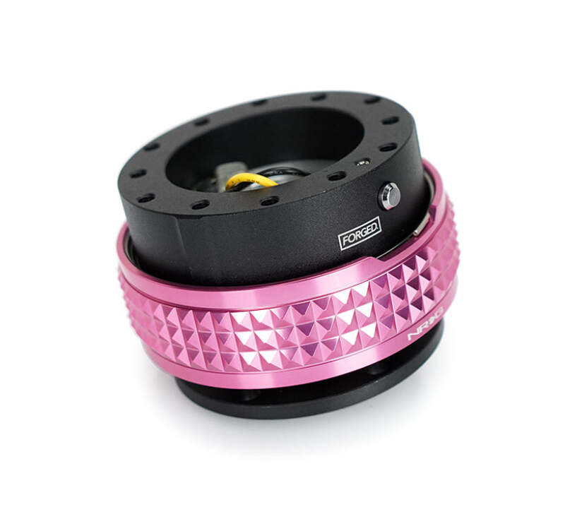 NRG Quick Release Kit - Pyramid Edition - Black Body / Pink Pyramid Ring-thumbmail-1