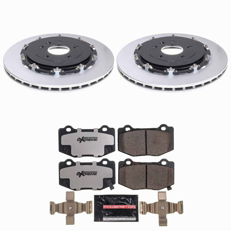 Power Stop 15-19 Chevrolet Corvette Rear Z26 Coated Truck & Tow Brake Kit-thumbmail-1