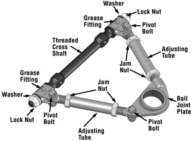 SPC Performance Pro Series Front Adjustable Upper Control Arm (Chrysler Thread-In 10deg) (Race Only)-thumbmail-2