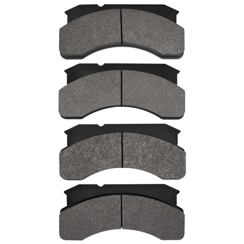 R1 83-99 Ford Lts800 Short Conventional Tandem Front Semi Met Brake Pads-thumbmail-1