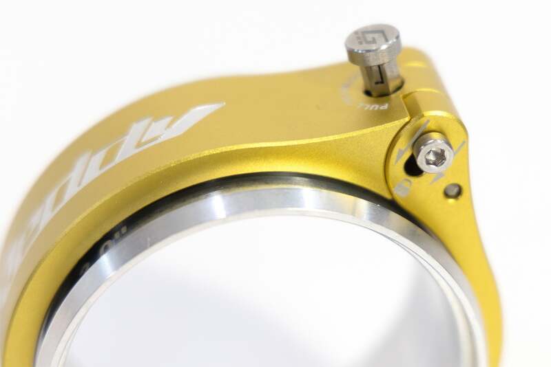GReddy 3.0 Inch Gold Anodized Aluminum Boost Tube Clamp Set-thumbmail-9