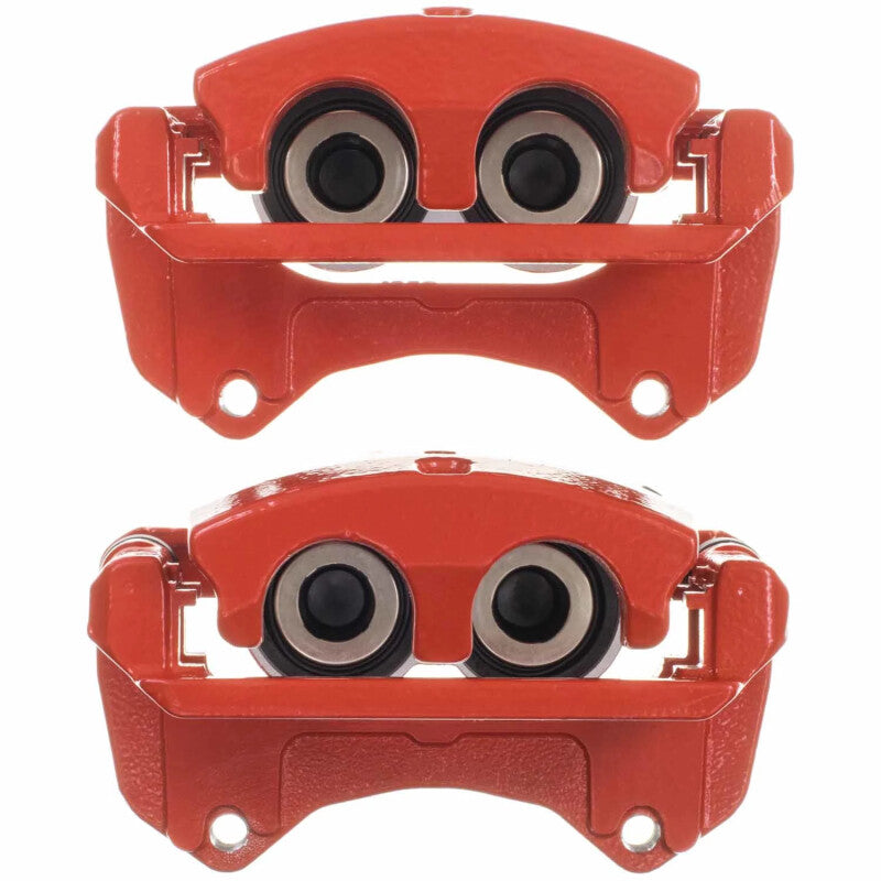 Power Stop 17-20 GMC Acadia Front Red Caliper w/Bracket (Pair)-thumbmail-1