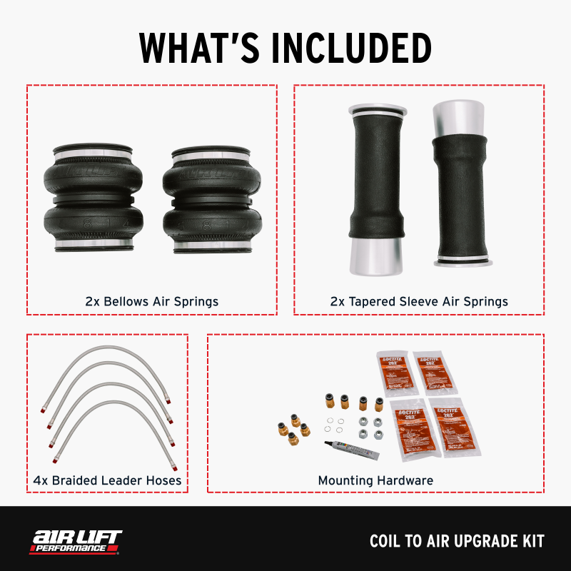 Air Lift 14-24 Infiniti Q50 (w/ Ball Lower Mount) Coil to Air Upgrade Kit-thumbmail-7