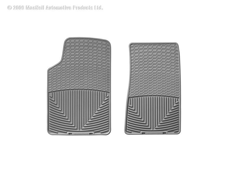WeatherTech 03-10 Cadillac CTS Front Rubber Mats - Grey-thumbmail-2