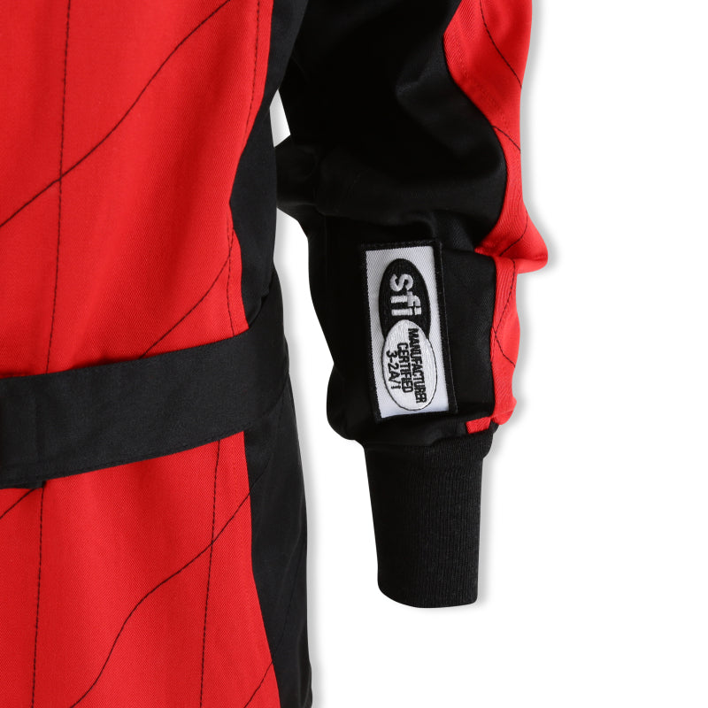 RaceQuip Red Chevron-1 Suit - SFI-1 Large-thumbmail-9