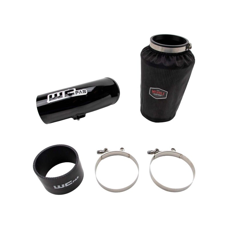 Wehrli Cummins 2nd Gen Swap 4in. Intake Kit - Gloss Black-thumbmail-1