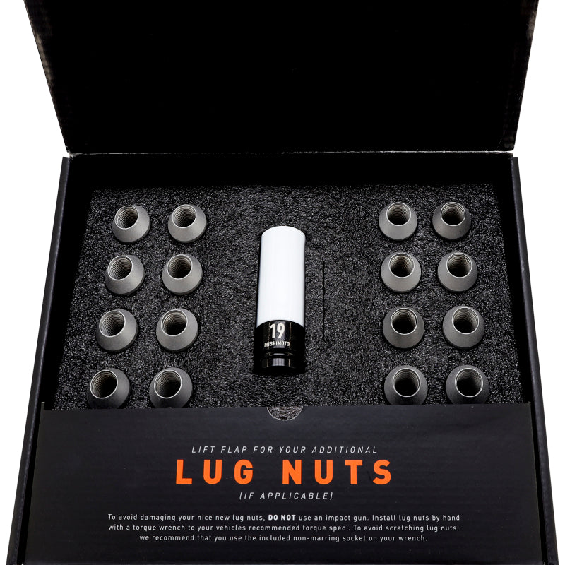 Mishimoto Steel Locking Lug Nuts M14x1.5 20pc Set Black-thumbmail-8