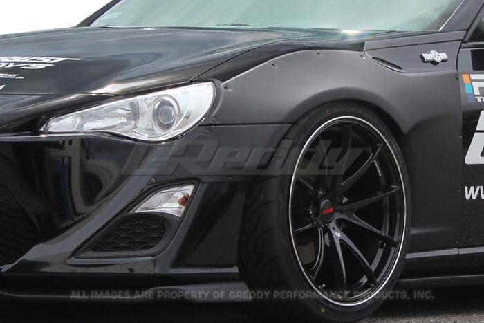 GReddy X Rocket Bunny Front Over-Fender & Front Bumper Trim (4 pcs)-thumbmail-2