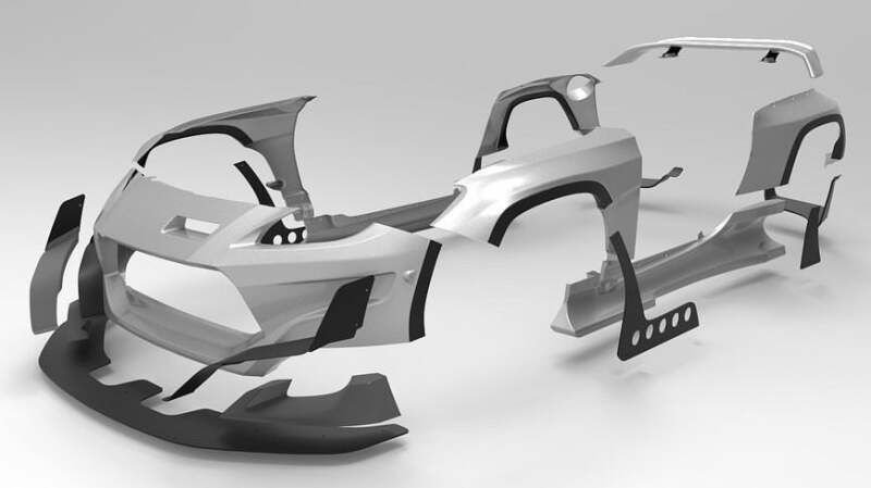 GReddy Pandem 2022+ Toyota GR86 (ZN8) Rocket Bunny V1.5 Ducktail Wing-thumbmail-9