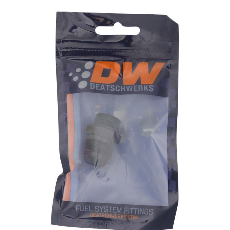 DeatschWerks 8AN ORB Male to 10AN Male Flare Adapter - Anodized Matte Black-thumbmail-2
