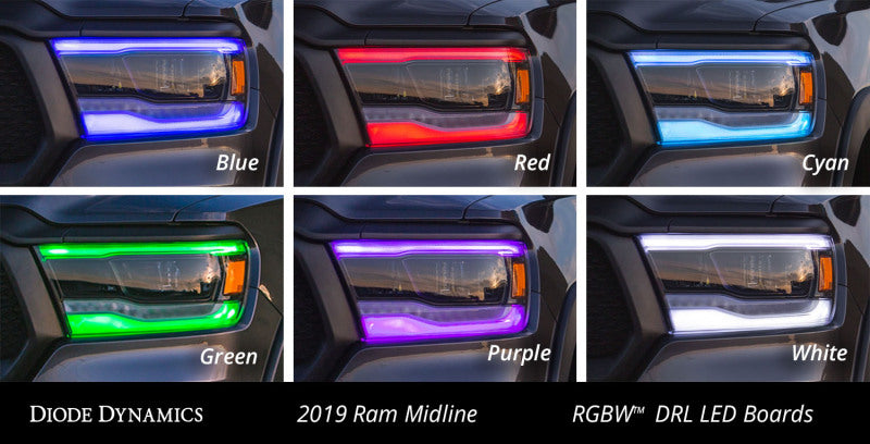 Diode Dynamics RGBW DRL LED Boards for 2019-2023 Ram 1500 Midline-thumbmail-7