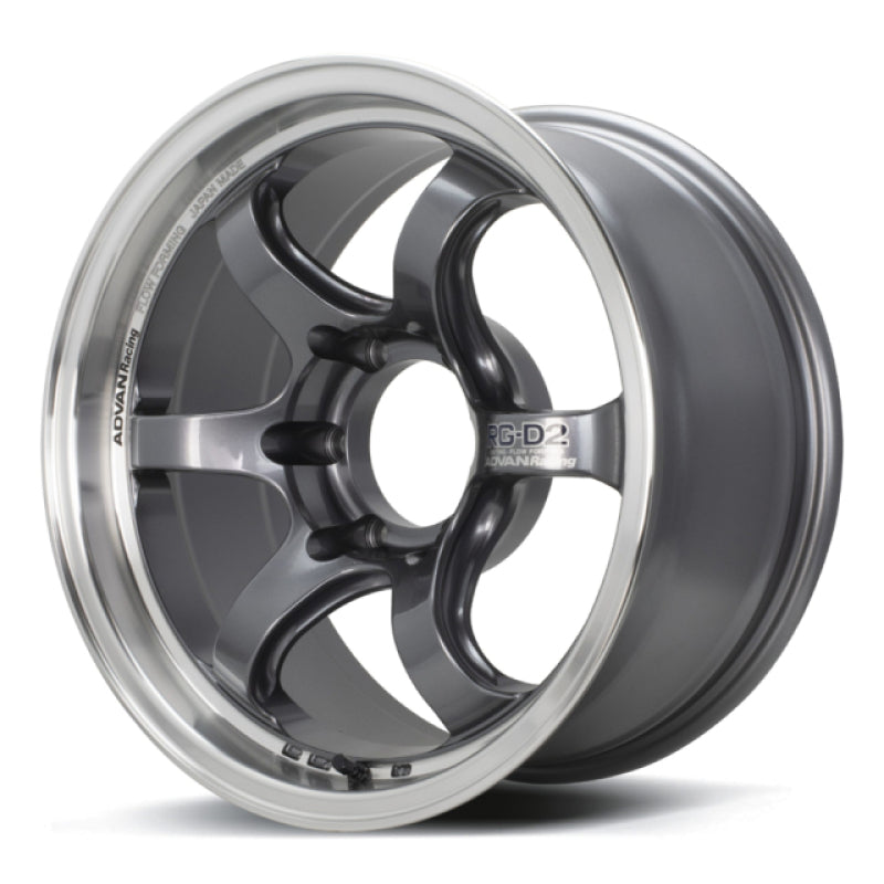 Advan RG-D2 for Truck 18x9.0 / +00 Offset / 6-139.7 / 112mm Bore / Machining & Gunmetal-thumbmail-1