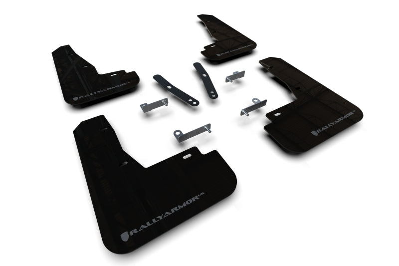 Rally Armor 22-23 Kia EV6 Black UR Mud Flap Dark Grey Logo-thumbmail-5